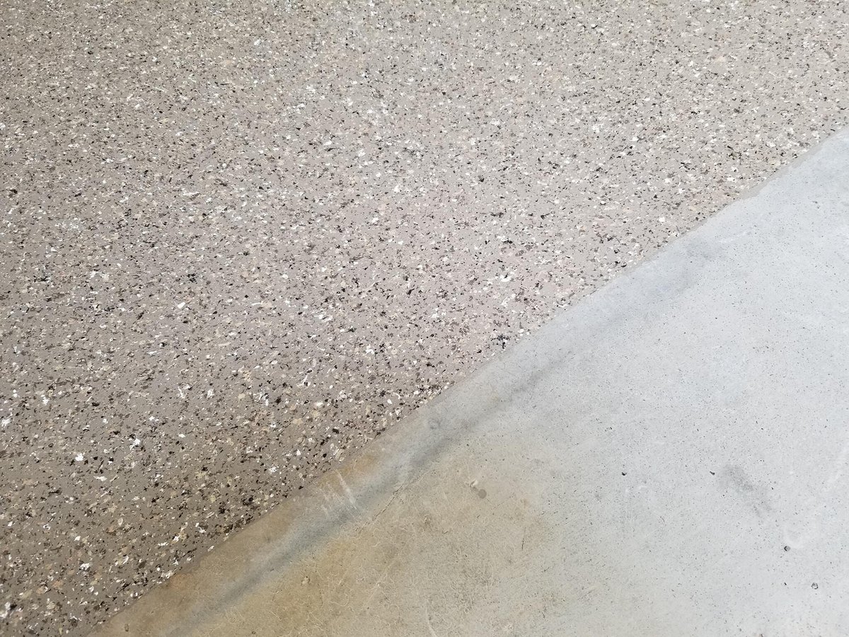 Faux Granite Garage Floor