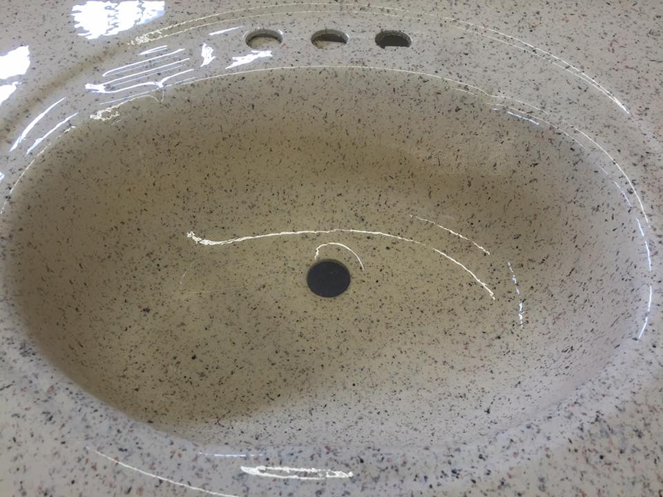 Faux Granite Sink