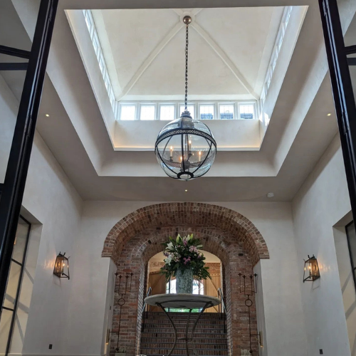Clay Plastered Entryway