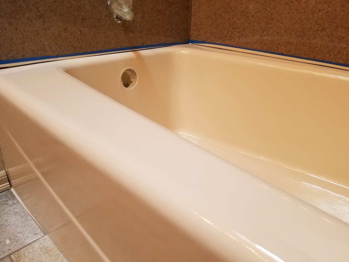 Refinished Cream Tub