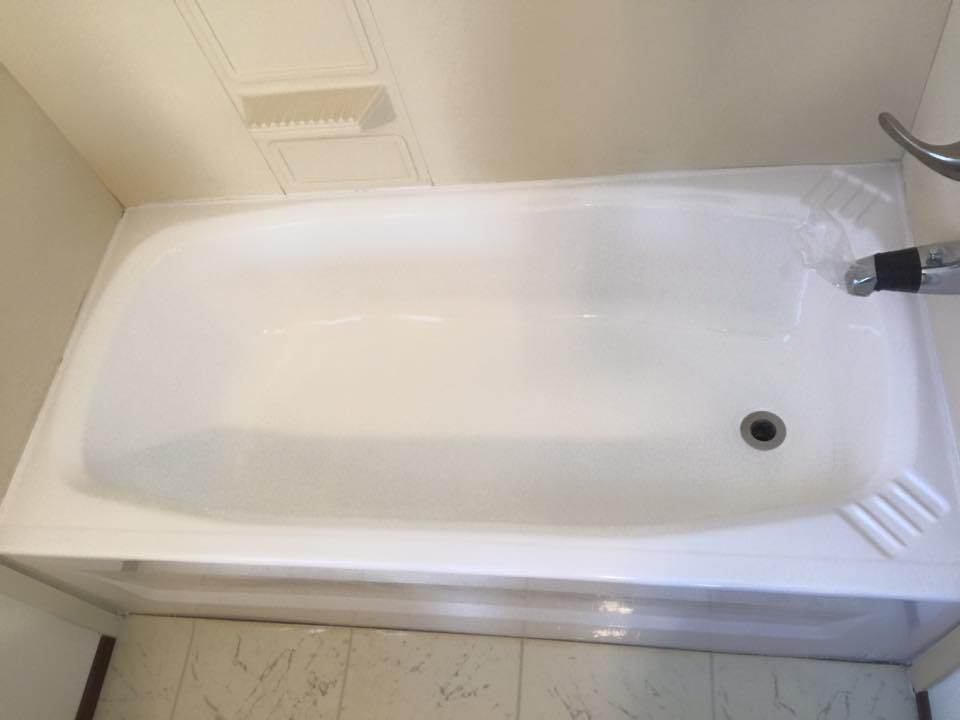 Refinished Fiberglass Tub
